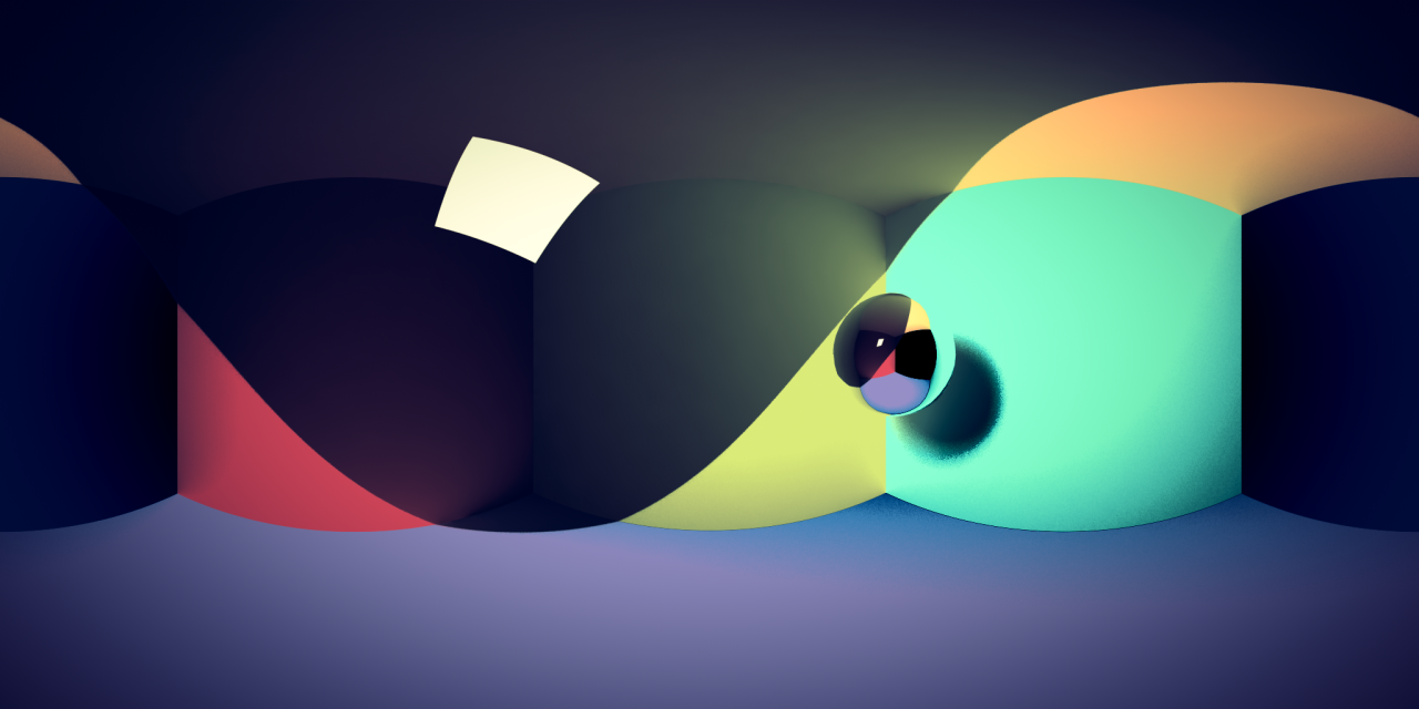 Generating a spherical HDR image with V-Ray for Maya