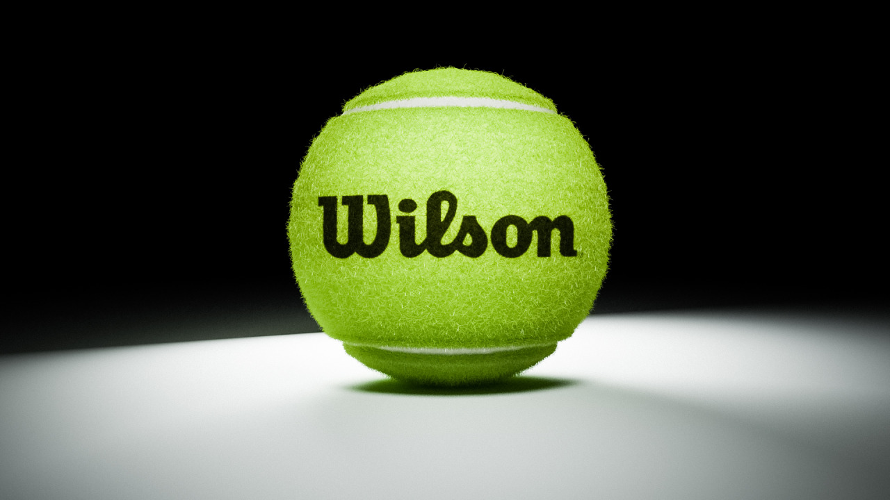 3D-rendered Wilson tennis ball
